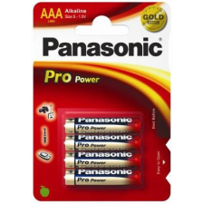 Panasonic 1.5V Alkáli AAA ceruza elem Pro power (4db / csomag) (LR03PPG/4BP) ceruzaelem