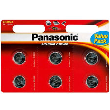 Panasonic 3V Lítium gombelem 6db-os   (CR2032L/6BP) (CR2032L/6BP) gombelem
