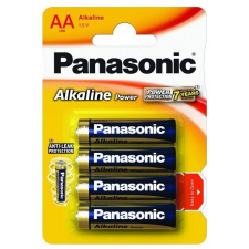 Panasonic Alkaline Power AA ceruza 1.5V alkáli/tartós elemcsomag 4db (Lr6Apb-4Bp) ceruzaelem