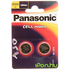 Panasonic CR2025 3V lítium gombelem 2db/csomag gombelem