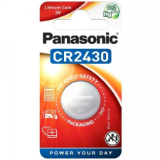 Panasonic CR2430 3V lítium gombelem (1db/csomag) (CR2430L-1BP-PAN) (CR2430L-1BP-PAN) gombelem