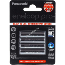 Panasonic eneloop Pro AAA akku típus BK-4HCDE/4BE 4db/csom. tölthető elem