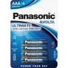 Panasonic EVOLTA1,5V AAA/mikro szupertartós alkáli elem (4 db/csomag) (LR03EGE-4BP) (LR03EGE-4BP)