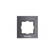Panasonic Karre Plus 1-es keret fekete (felirattal) világítási kellék