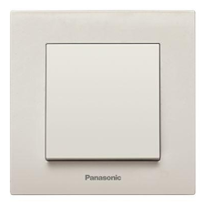 Panasonic Karre Plus egypólusú kapcsoló 101 bézs(keret nélkül) villanyszerelés