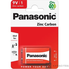 Panasonic Red Zinc 9V  elem kapásjelző