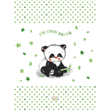 Panda Babastar puha pelenkázó lap 50*70 cm - zöld panda pelenkázó matrac