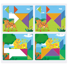 Panda Juniors - mágikus tangram - kinai zodiákus jelek kreatív és készségfejlesztő