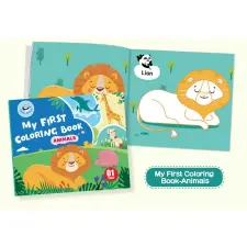  Panda Juniors színező - Állatok gyermek- és ifjúsági könyv