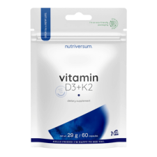 Panda Nutrition D3+K2 Vitamin - 60 kapszula Nutriversum [60 kapszula] vitamin és táplálékkiegészítő