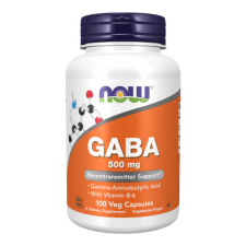 Panda Nutrition Now Foods Gaba 500 mg [100 kapszula] vitamin és táplálékkiegészítő