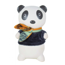 Panda Panda organikus gumi csörgő csörgő