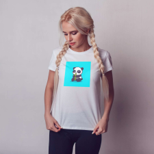Panda Póló - Bambusz Evő - Női/Férfi ajándéktárgy