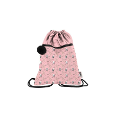 Panda zsinóros hátizsák, tornazsák - Pink tornazsák