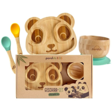 Pandoo Bamboo Tableware Set etetőszett (gyermekeknek) babaétkészlet
