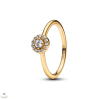 Pandora 14k aranyozott gyűrű 58-as méret - 163554C01-58