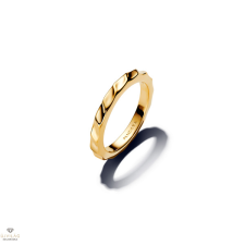 Pandora 14K aranyozott hullámos karikagyűrű 54-es méret - 163885C00-54 gyűrű