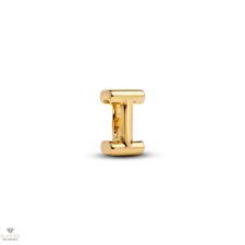 Pandora 14K aranyozott "I" betű charm - 763955C00 medál