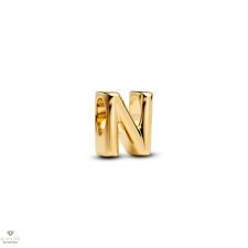 Pandora 14K aranyozott "N" betű charm - 763960C00 medál