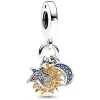 Pandora 762676C01 Kéttónusú tripla égi varázs függő charm (Ag 925/1000, 1,8 g)