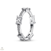 Pandora Csillogó Szögletes Pavé gyűrű 52-es méret - 192397C01-52