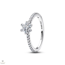 Pandora Csillogó virágos gyűrű 50-es méret - 194499C01-50 gyűrű