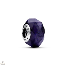 Pandora fazettált kék muránói üveg charm - 792984C00 egyéb ékszer