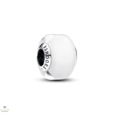 Pandora fehér mini muránói üveg charm - 793118C00 egyéb ékszer