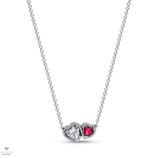 Pandora Glória szívek medálos nyaklánc 45 cm - 393632C01-45 nyaklánc