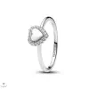 Pandora gravírozható szív glória gyűrű 52-es méret - 193801C01-52