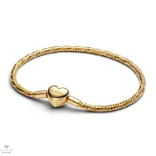 Pandora Gravírozható Szív kígyólánc karkötő 16 cm - 564236C00-16 karkötő