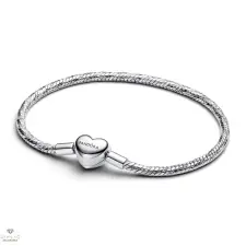 Pandora Gravírozható Szív kígyólánc karkötő 20 cm - 594236C00-20 karkötő