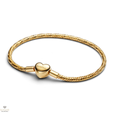 Pandora Gravírozható Szív kígyólánc karkötő 21 cm - 564236C00-21 karkötő