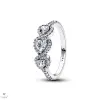 Pandora Hármas szív alakú gyűrű 60-as méret - 194413C01-60