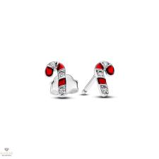 Pandora karácsonyi cukorpálca fülbevaló - 292996C01 fülbevaló