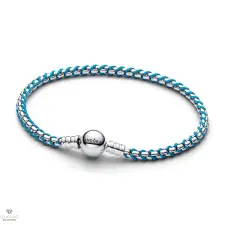Pandora kék zsinór kígyólánc karkötő 19 cm - 593816C01-19 karkötő