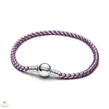 Pandora Lila zsinóros lánc karkötő 17 cm - 593816C03-17 karkötő