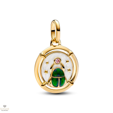 Pandora Me 14k aranyozott Skarabeusz bogár medál charm - 763413C01 medál