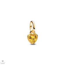Pandora Me 14K aranyozott szív mini függő charm - 763862C01 medál