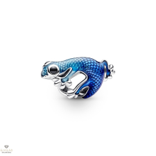 Pandora Metálkék gekkó charm - 792701C01 medál