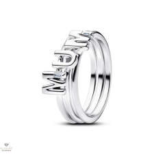 Pandora MUM betűs, szétválasztható gyűrű 54-es méret - 194458C01-54 gyűrű