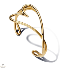 Pandora organikus formájú szív karperec 17,5 cm - 563808C00-2 karkötő