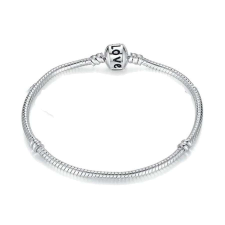 Pandora stílusú karlánc LOVE - 17 cm karkötő