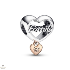 Pandora Szeretlek Családi Szív charm - 782326C00 egyéb ékszer