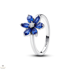 Pandora szikrázó herbárium gyűrű kék kristállyal 52-es méret - 193000C01-52 gyűrű