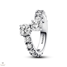 Pandora szikrázó köves gyűrű 48-as méret - 193149C01-48 gyűrű