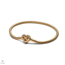 Pandora szikrázó végtelen szív csatt kígyó lánc karkötő 20 cm - 563758C01-20 karkötő