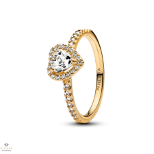 Pandora Szív 14k aranyozott gyűrű 50-es méret - 168421C01-50 gyűrű