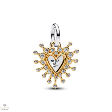 Pandora Szív alakú dupla charm - 764141C01 medál