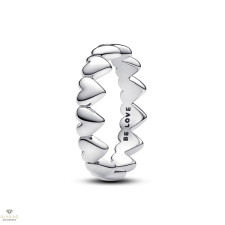 Pandora végtelen szívek gyűrű 56-os méret - 193427C00-56 gyűrű